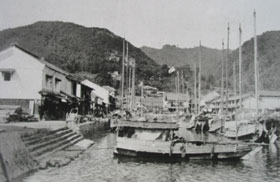 昭和初期頃の西浜港