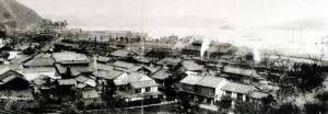 糸崎町全景（駅付近）