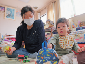 提供会員と子どもが過ごす