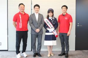 三原ミスやっさ表敬訪問