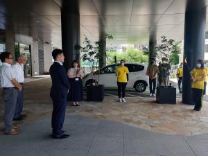 「第42回反核平和の火リレー」セレモニー