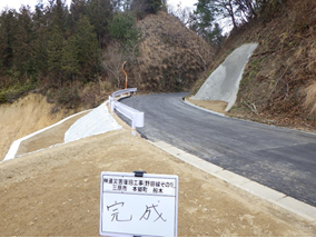 林道野田線（着工後）②