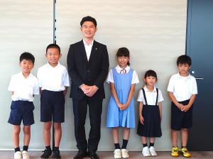 第24回全日本少年少女空手道選手権大会に出場する選手・役員の表敬訪問