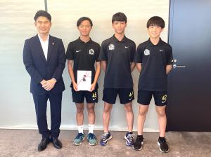 第39回日本クラブユースサッカー選手権（U－15）に中国地区代表として出場するサンフレッチェびんごジュニアユース所属のみなさん