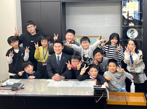 こどもおしごとチャレンジ「市長のおしごと」講座