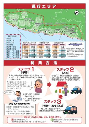 実証運行チラシ裏面