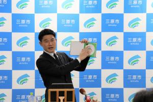 記者会見②
