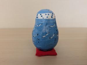 ７月かもめの水兵さんだるま（裏）