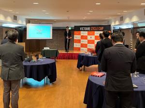 ヴィクトワール広島定例結果報告会の様子