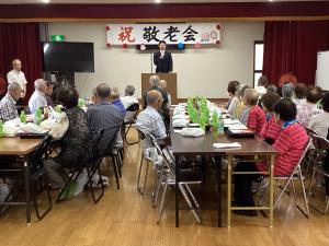 敬老会の様子