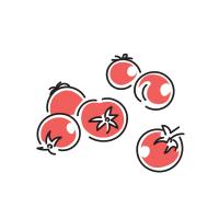ミニトマトのイラスト
