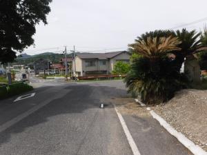 三原市沼田東町本市地区、道路改良前の写真