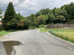 三原市大和町王子原地区、道路改良前の写真
