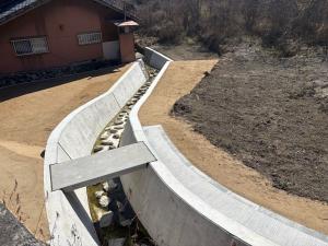 河川改良後の写真（近いところからの写真）