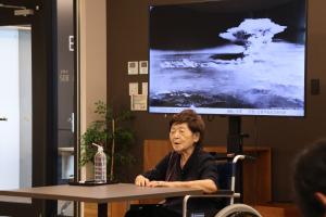 三原市原爆被害者之会　中岡さん