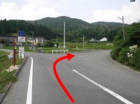 （５）寺前分かれ道の写真