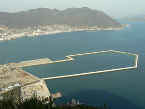 貝野地区港湾整備状況写真