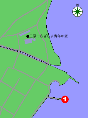 須ノ上港湾施設位置図