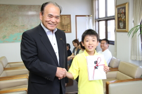 木山選手と市長