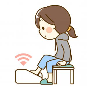 超音波法のイラスト